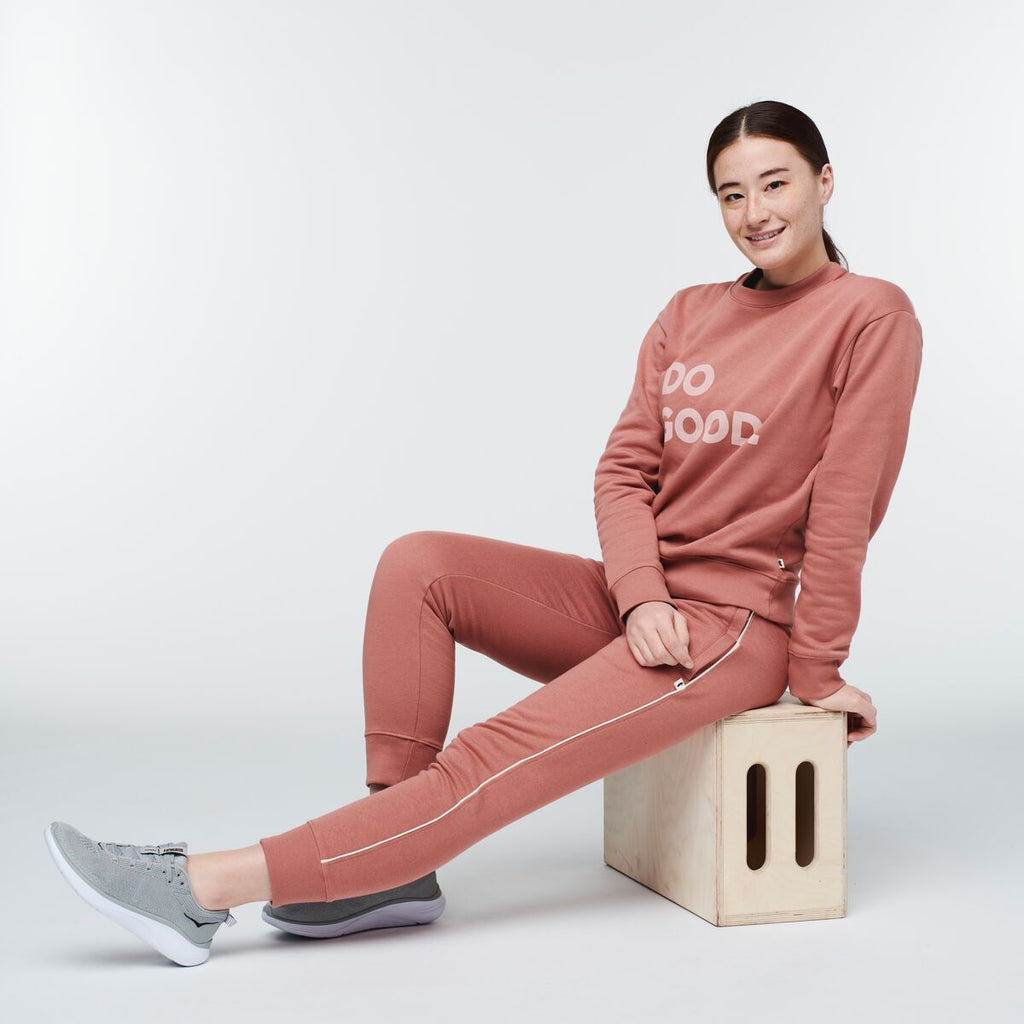 Do Good Crew Sweatshirt - Women's, Earthen, Model Aya