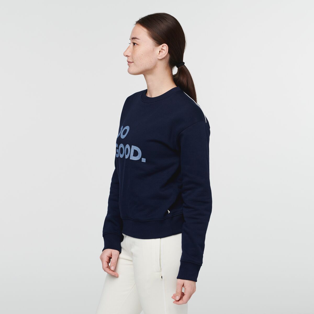 Do Good Crew Sweatshirt - Women's, Maritime, Model Aya