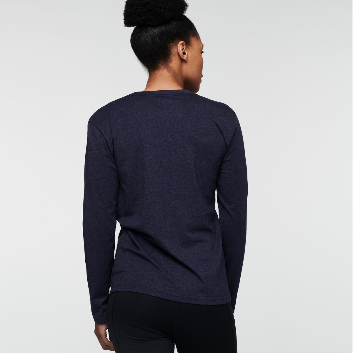 Do Good Long-Sleeve T-Shirt - Women's, Maritime, Model Callie