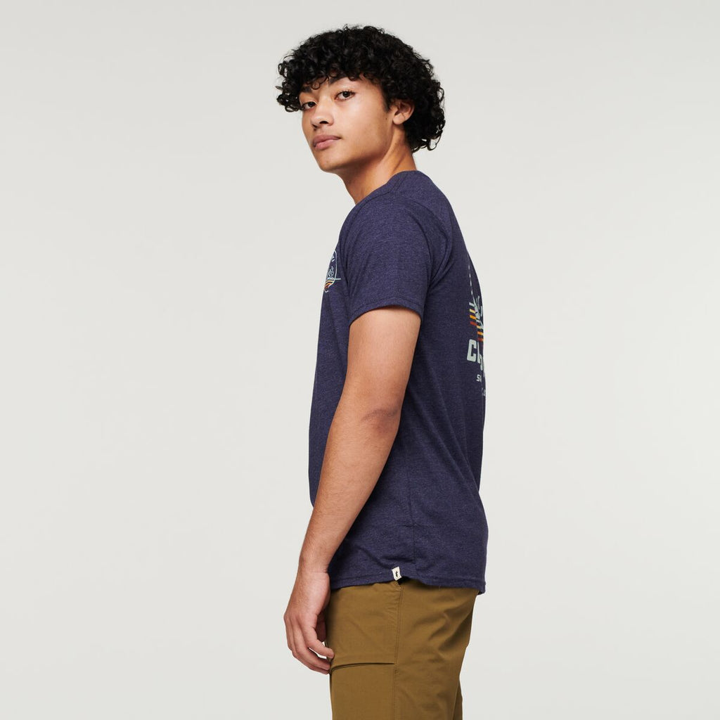 Camp Life Organic T-Shirt - Men's, Maritime, Model Xavier
