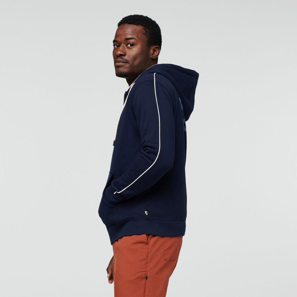 Do Good Organic Full-Zip Hoodie - Men's, Maritime, Model Jeremy