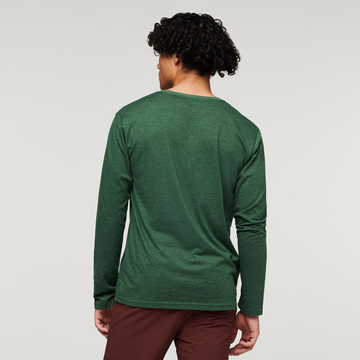 Do Good Long-Sleeve T-Shirt - Men's, Forest, Model Xavier
