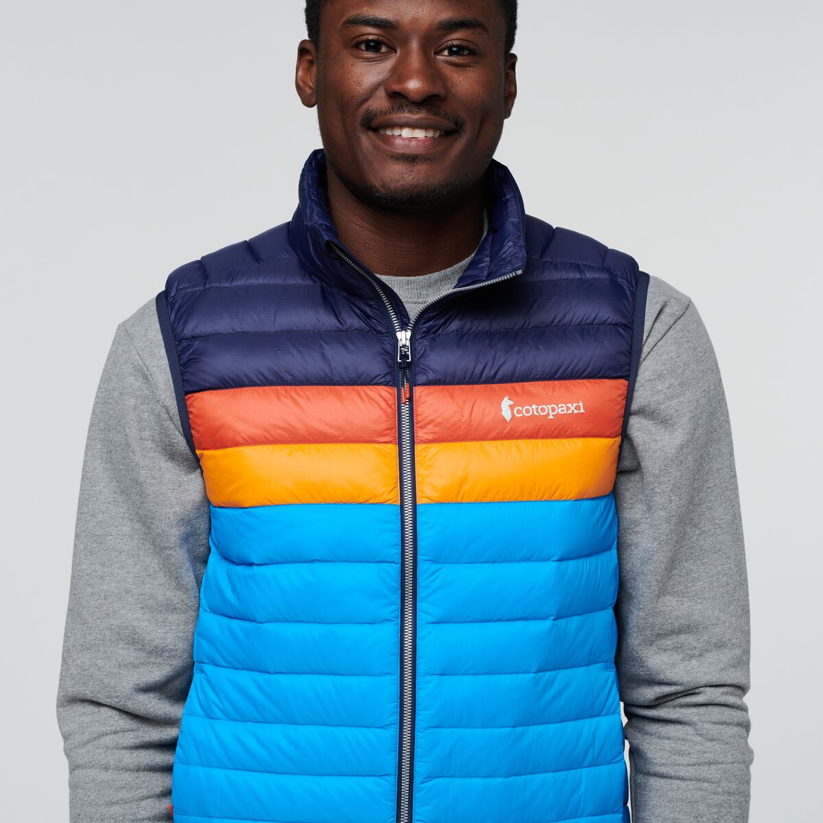Fuego Down Vest - Men's, Maritime/Saltwater, Model Jeremy