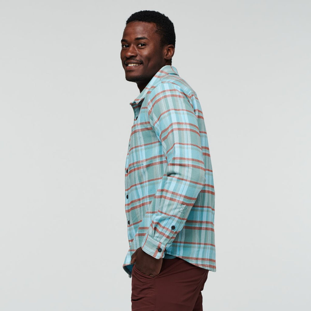Mero Flannel Shirt - Men's, Bluegrass Plaid, Model Jeremy