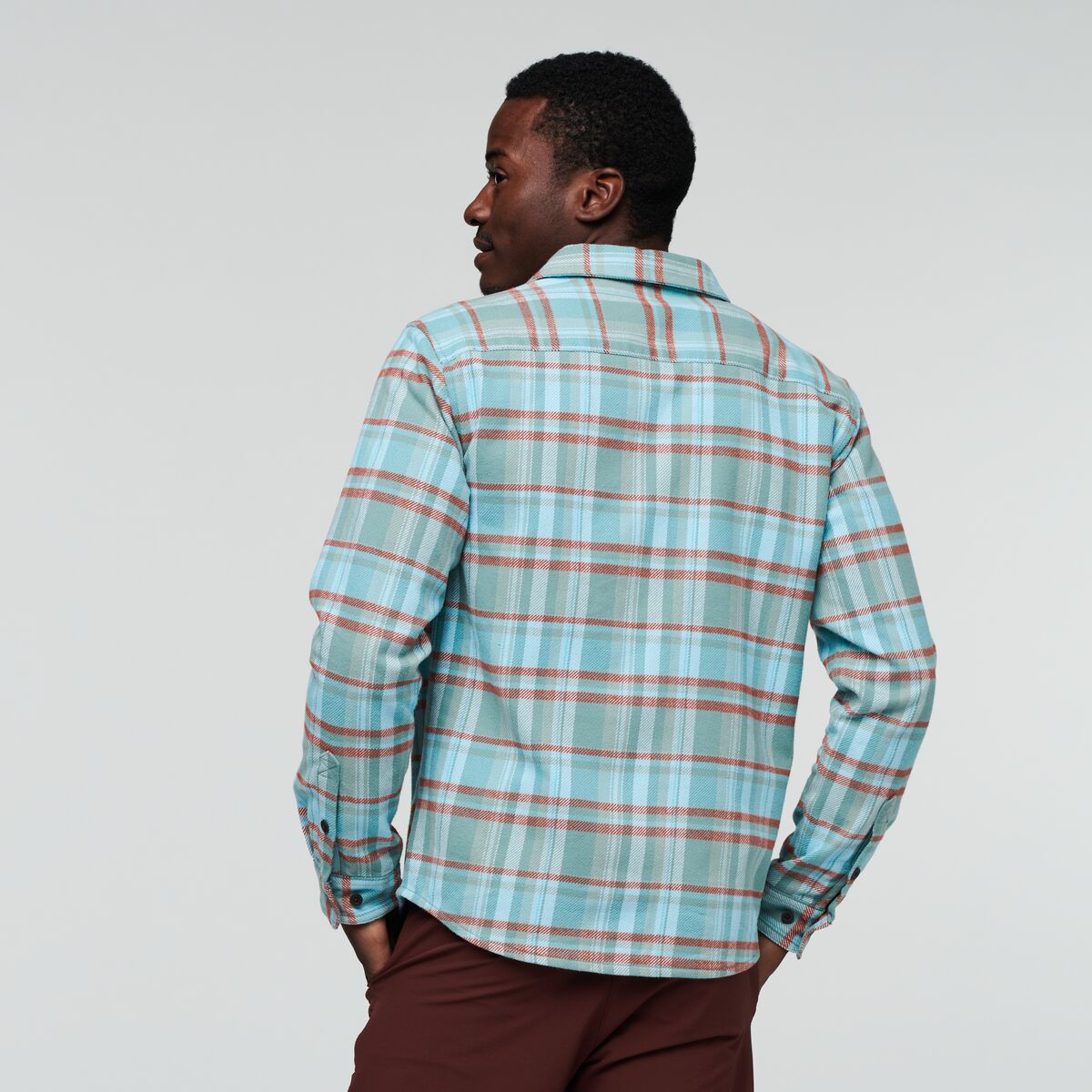 Mero Flannel Shirt - Men's, Bluegrass Plaid, Model Jeremy