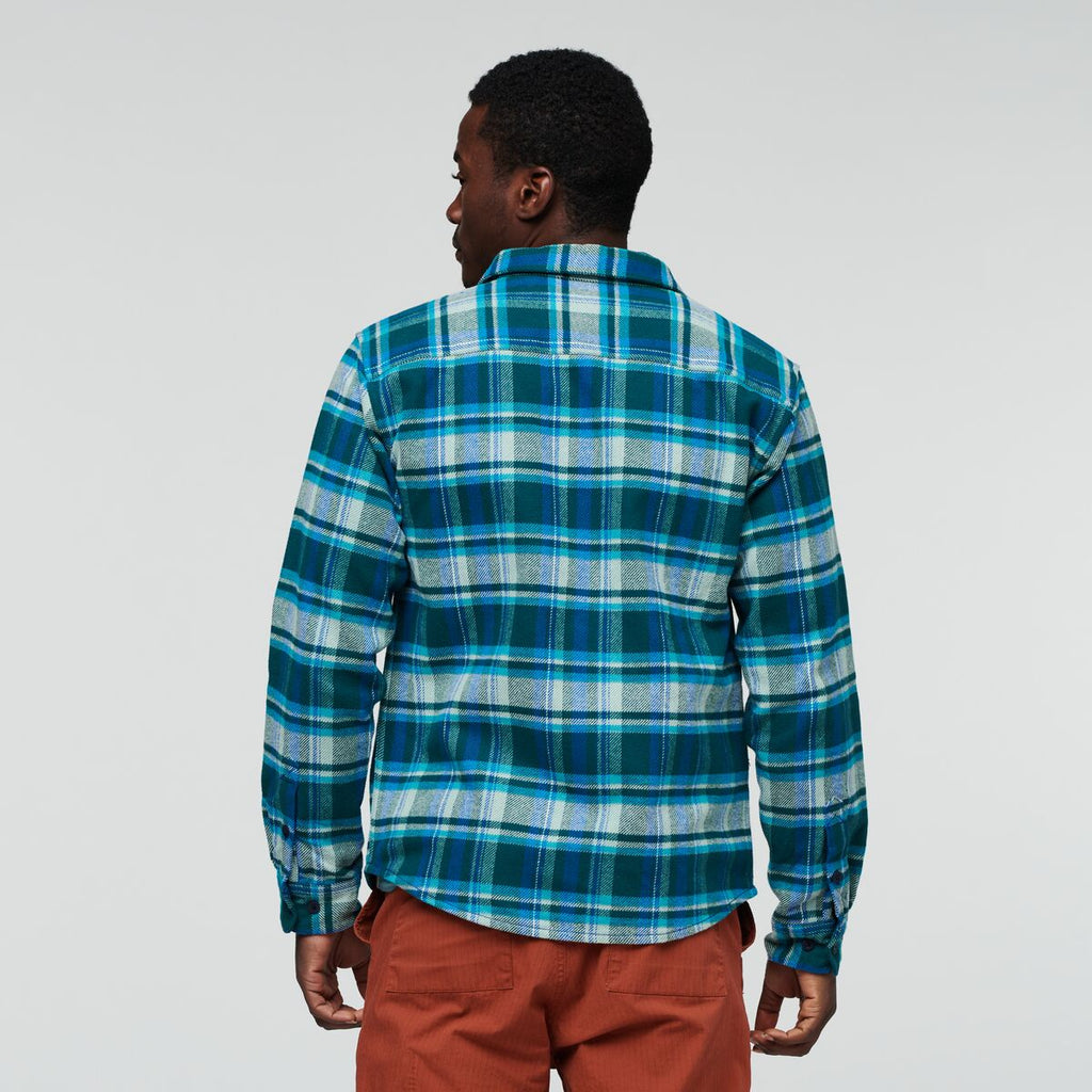 Mero Flannel Shirt - Men's, Deep Ocean Plaid, Model Jeremy