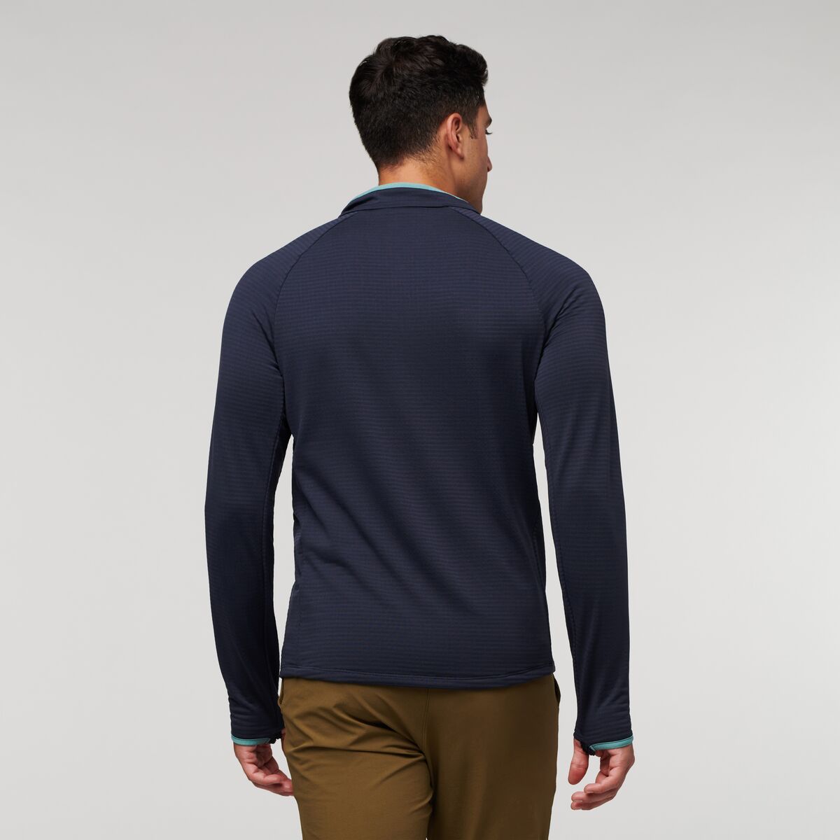 Otero Fleece Half-Zip Pullover - Men's, Graphite, Model Munther