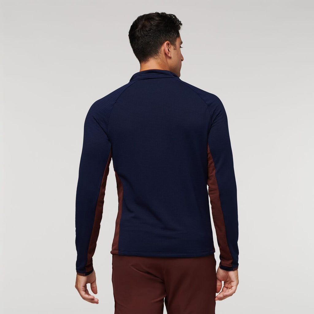 Otero Fleece Half-Zip Pullover - Men's, Maritime, Model Munther