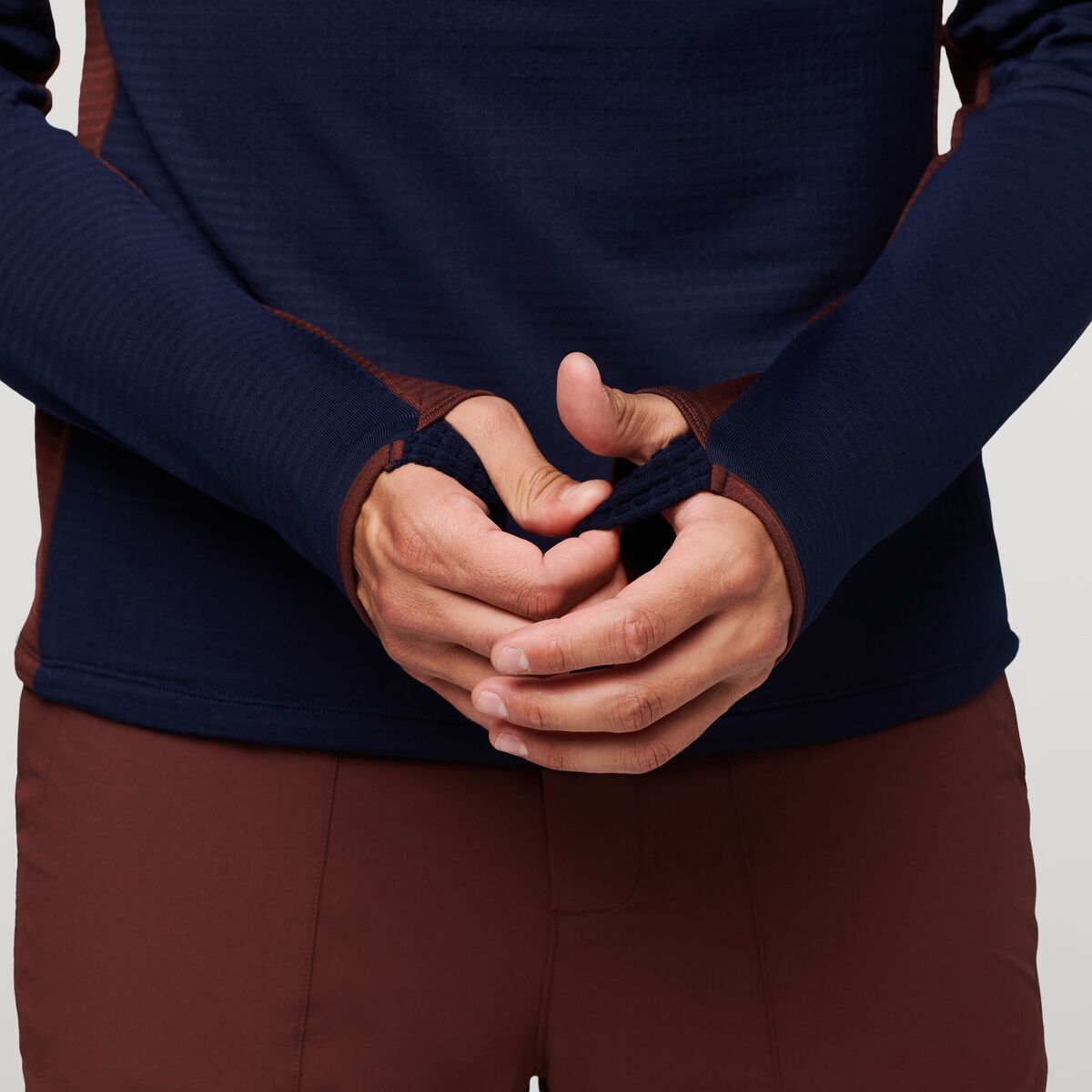 Otero Fleece Half-Zip Pullover - Men's, Maritime, Model Munther