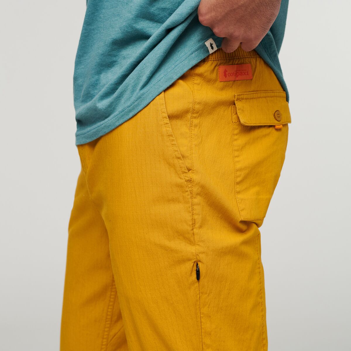 Salto Ripstop Pant - Men's, Amber, Model Xavier