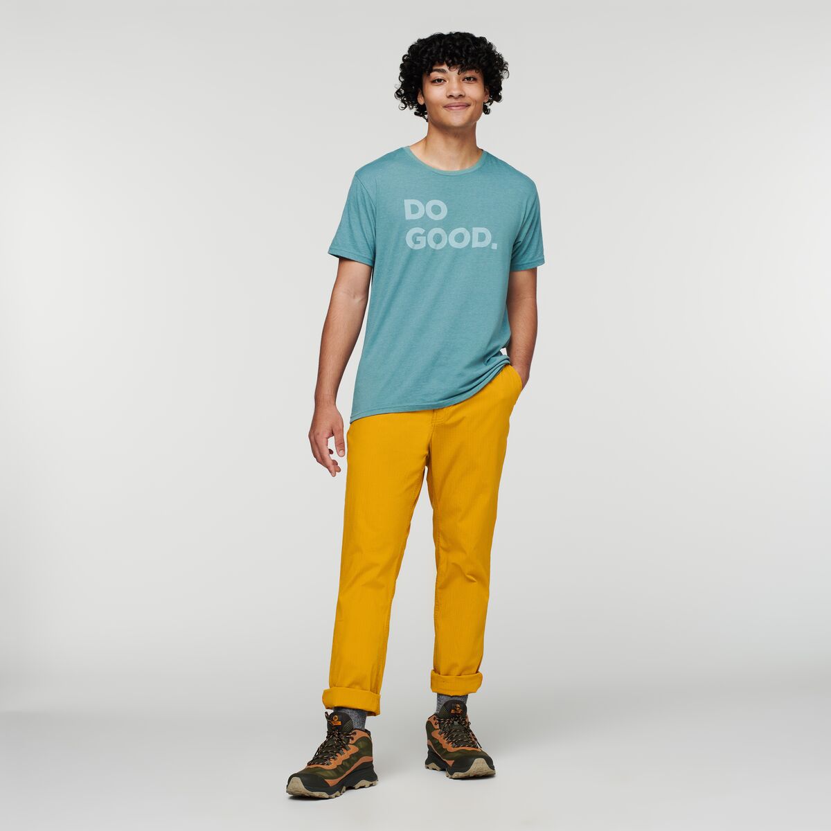 Salto Ripstop Pant - Men's, Amber, Model Xavier