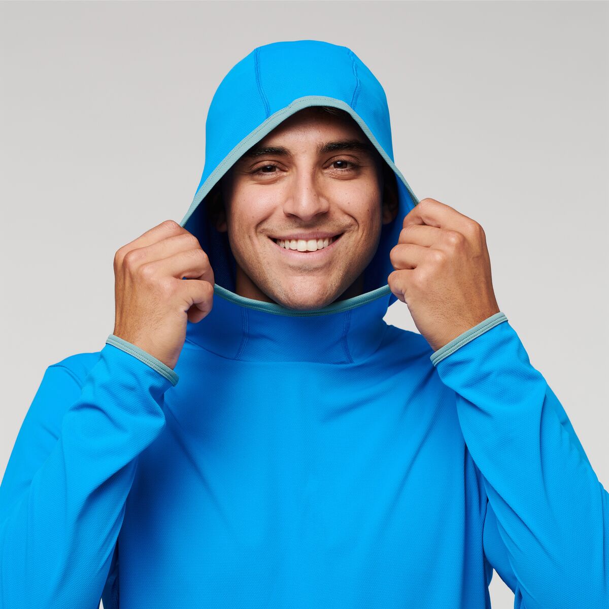 Sombra Sun Hoodie - Men's, Saltwater, Model Munther