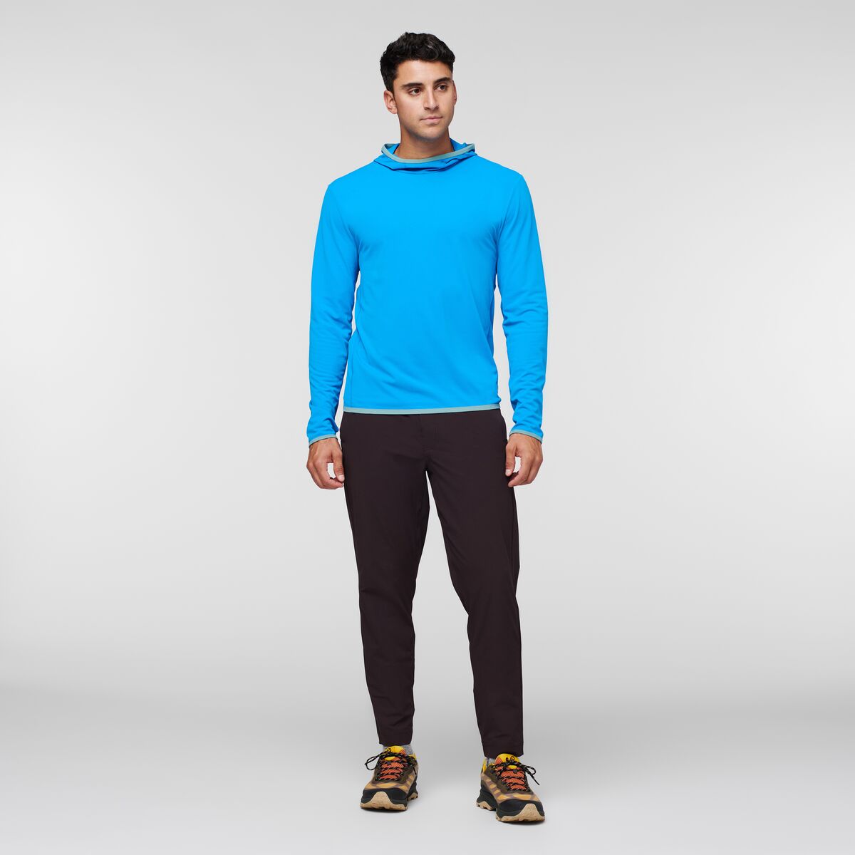 Sombra Sun Hoodie - Men's, Saltwater, Model Munther