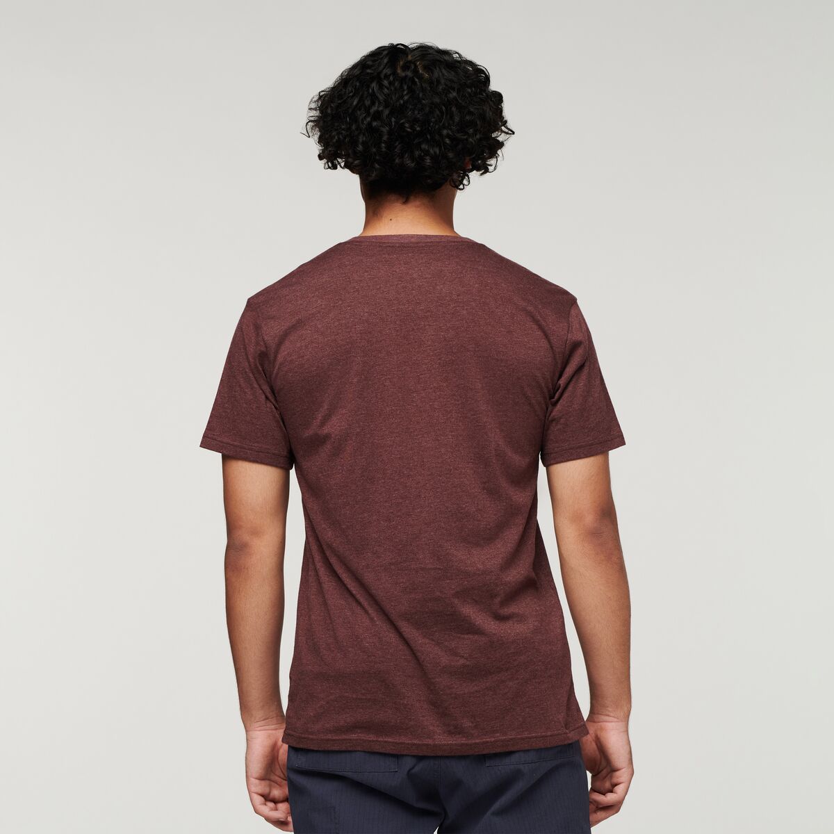 Sunshine Do Good Organic T-Shirt - Men's, Chestnut, Model Xavier