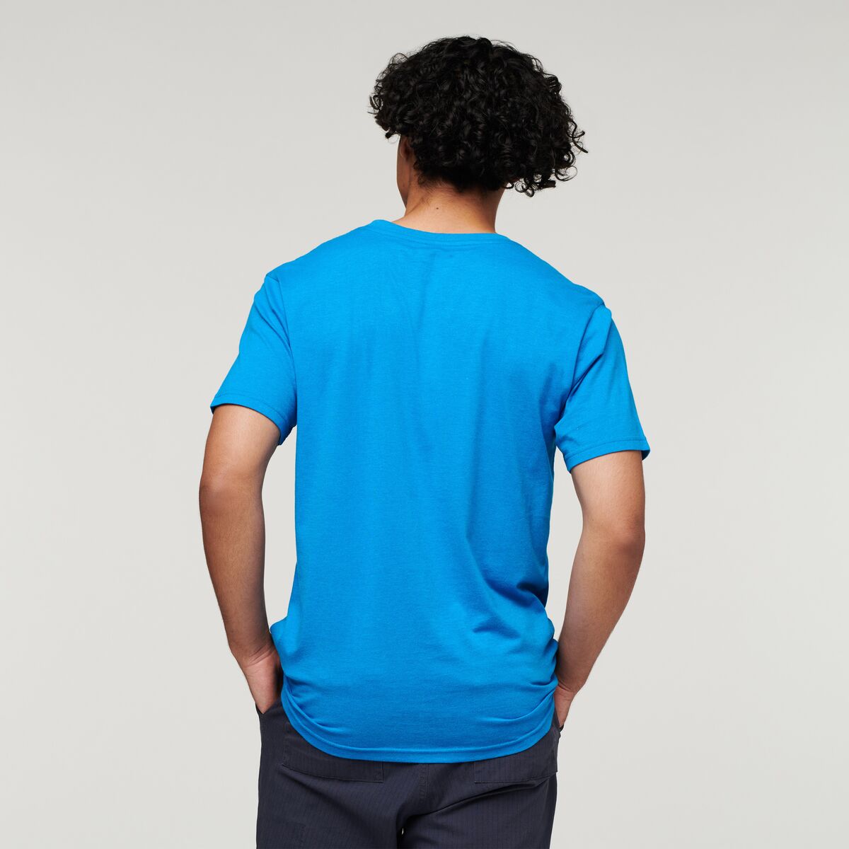 Sunshine Do Good Organic T-Shirt - Men's, Saltwater, Model Xavier