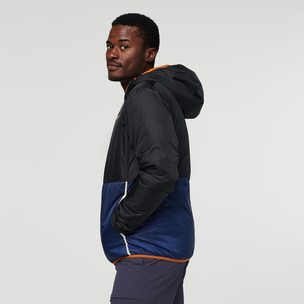 Teca Cálido Hooded Jacket - Men's, Space Station, Model Jeremy