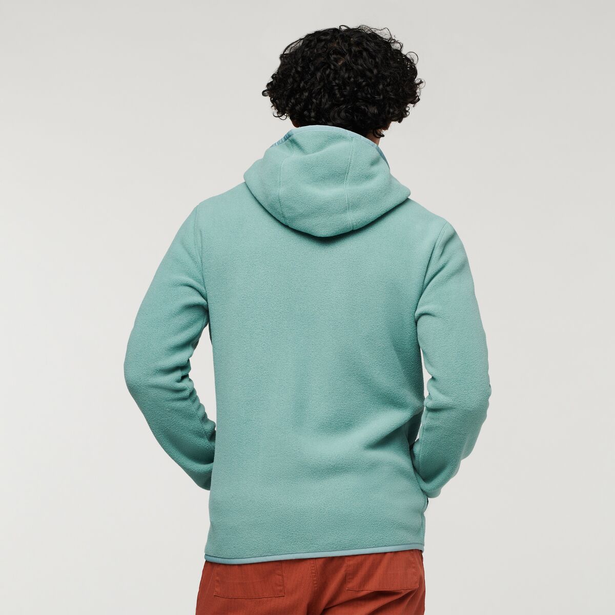 Teca Fleece Hooded Full-Zip Jacket - Men's, Building Bridges, Model Xavier