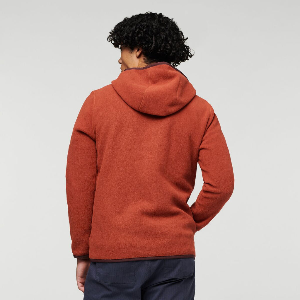 Teca Fleece Hooded Full-Zip Jacket - Men's, Rusty Nail, Model Xavier