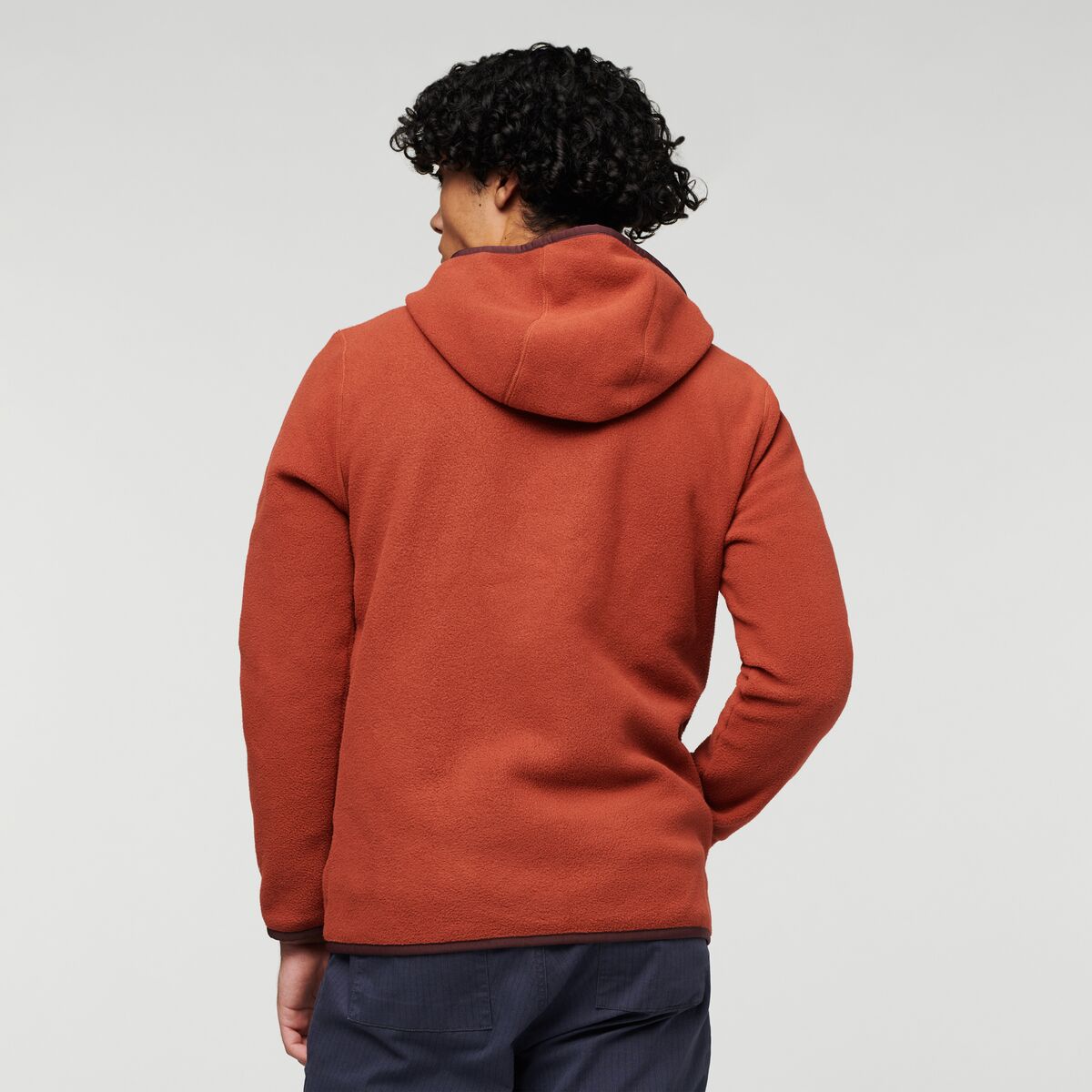Teca Fleece Hooded Full-Zip Jacket - Men's, Rusty Nail, Model Xavier