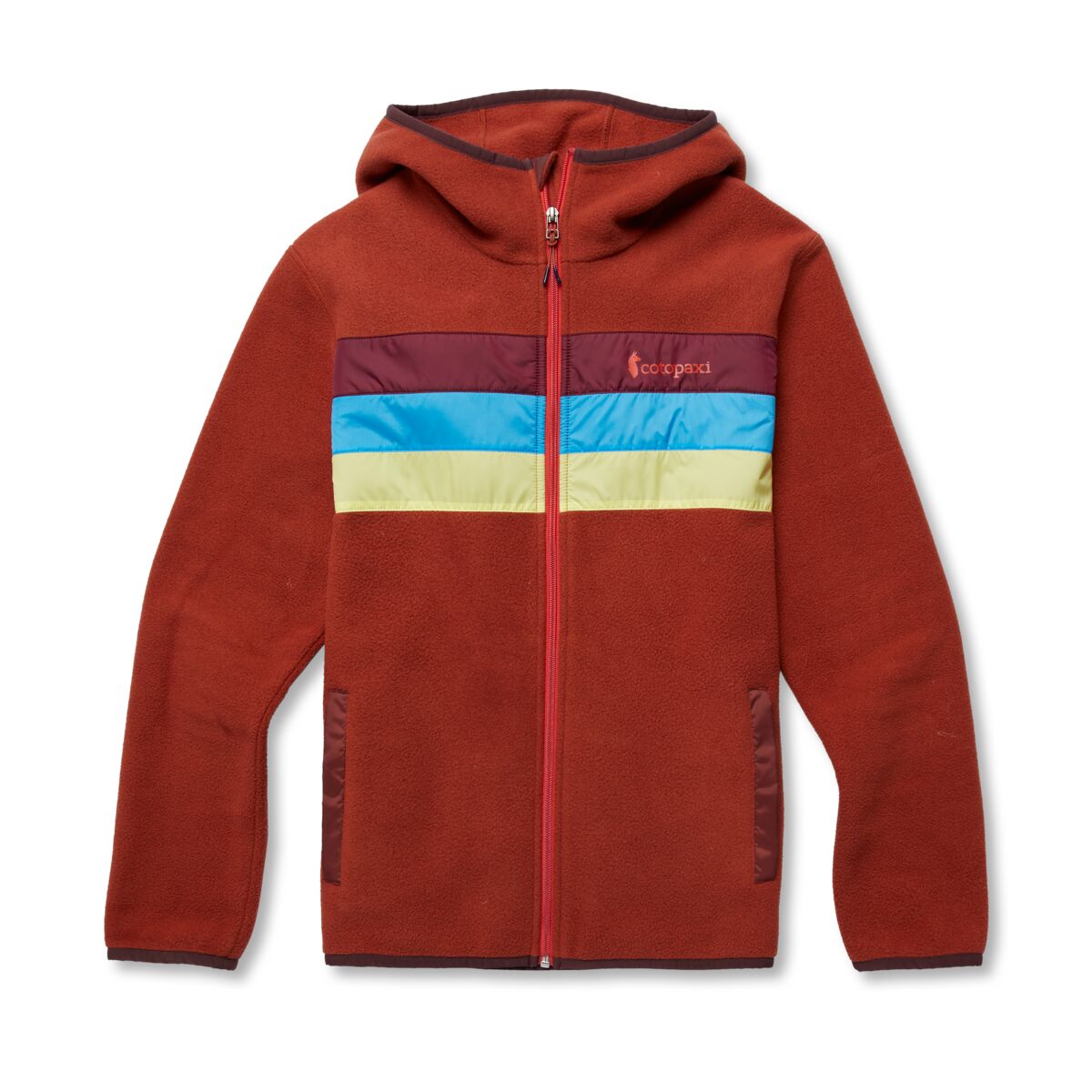 Teca Fleece Hooded Full-Zip Jacket - Men's, Rusty Nail