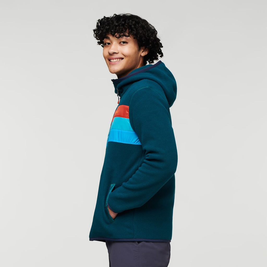 Teca Fleece Hooded Full-Zip Jacket - Men's, The Goat, Model Xavier