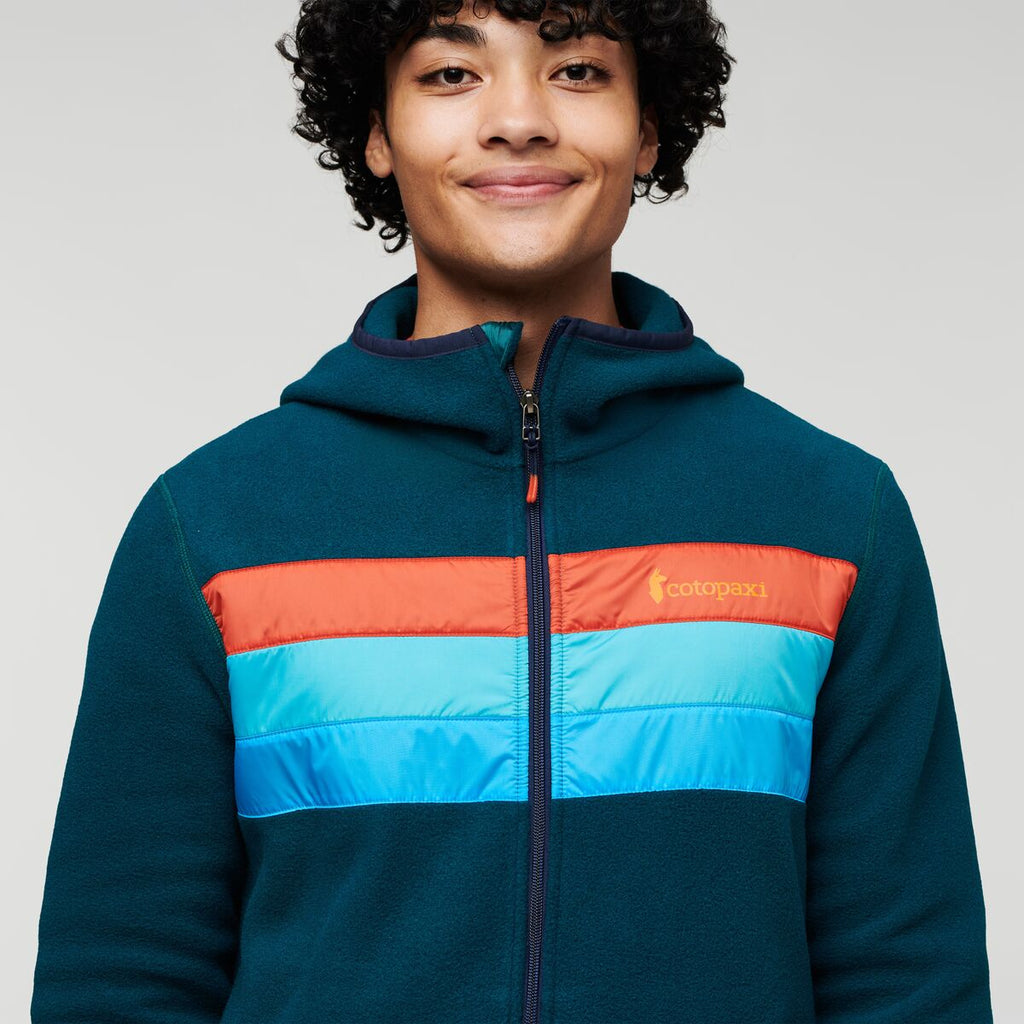Teca Fleece Hooded Full-Zip Jacket - Men's, The Goat, Model Xavier