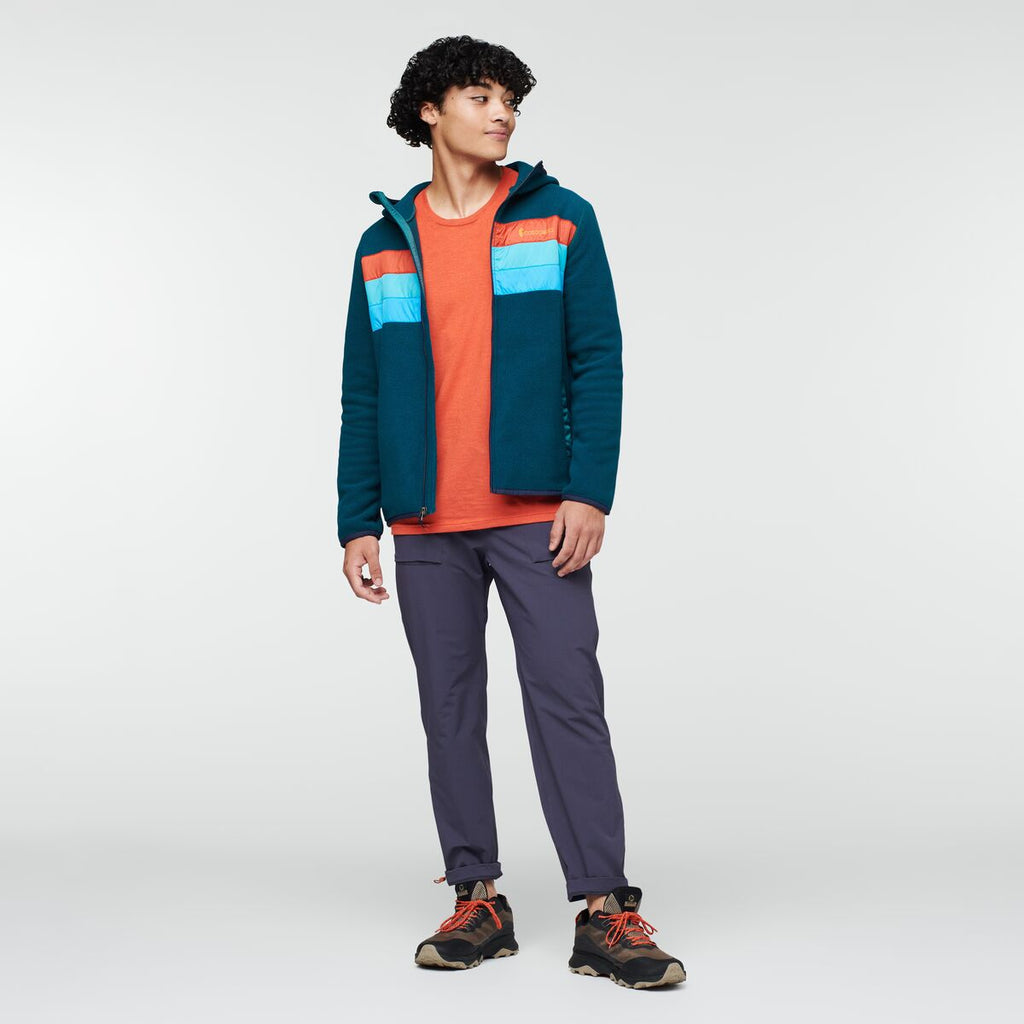 Teca Fleece Hooded Full-Zip Jacket - Men's, The Goat, Model Xavier
