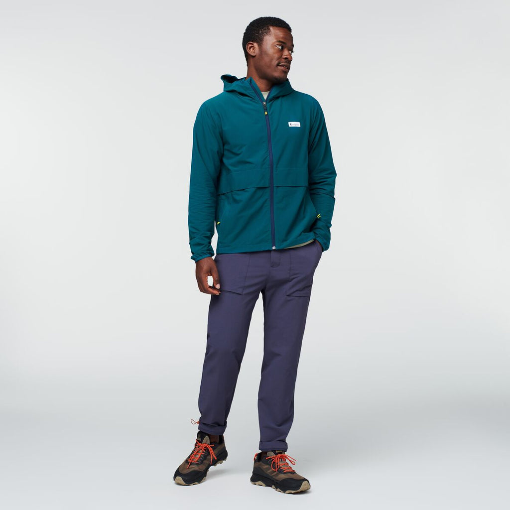 Viento Travel Jacket - Men's, Deep Ocean, Model Jeremy