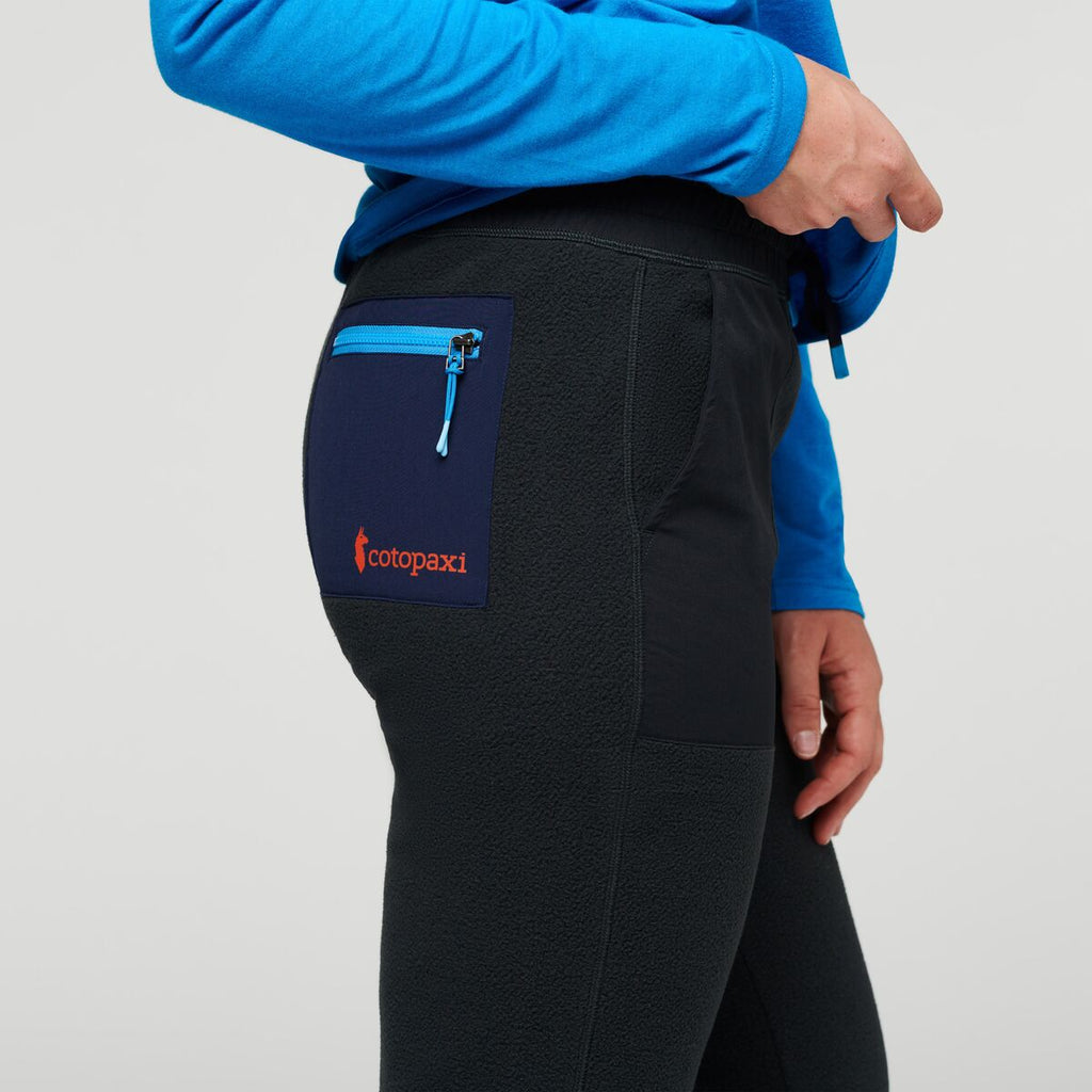 Abrazo Fleece Jogger - Women's, Black, Model Aya