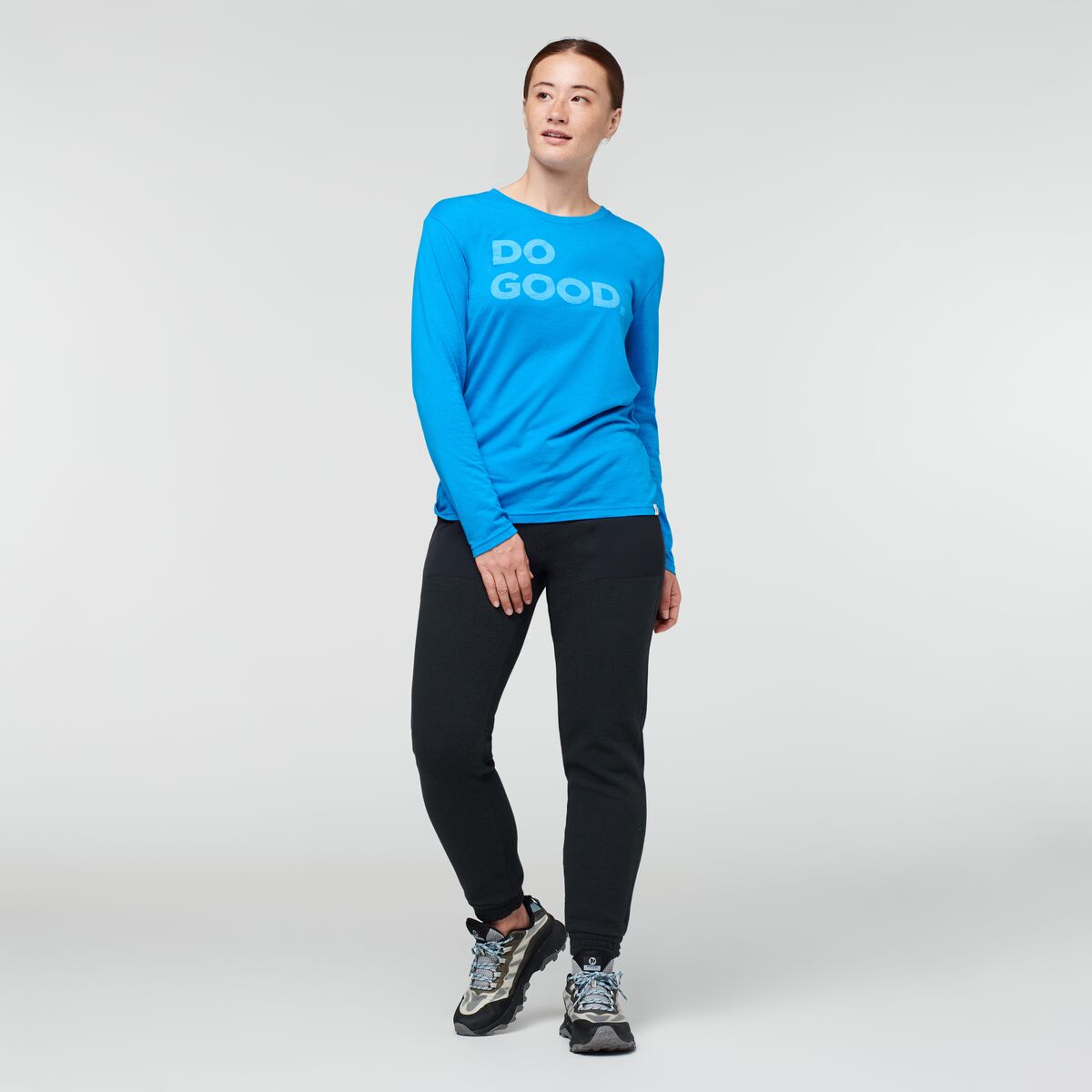 Abrazo Fleece Jogger - Women's, Black, Model Aya