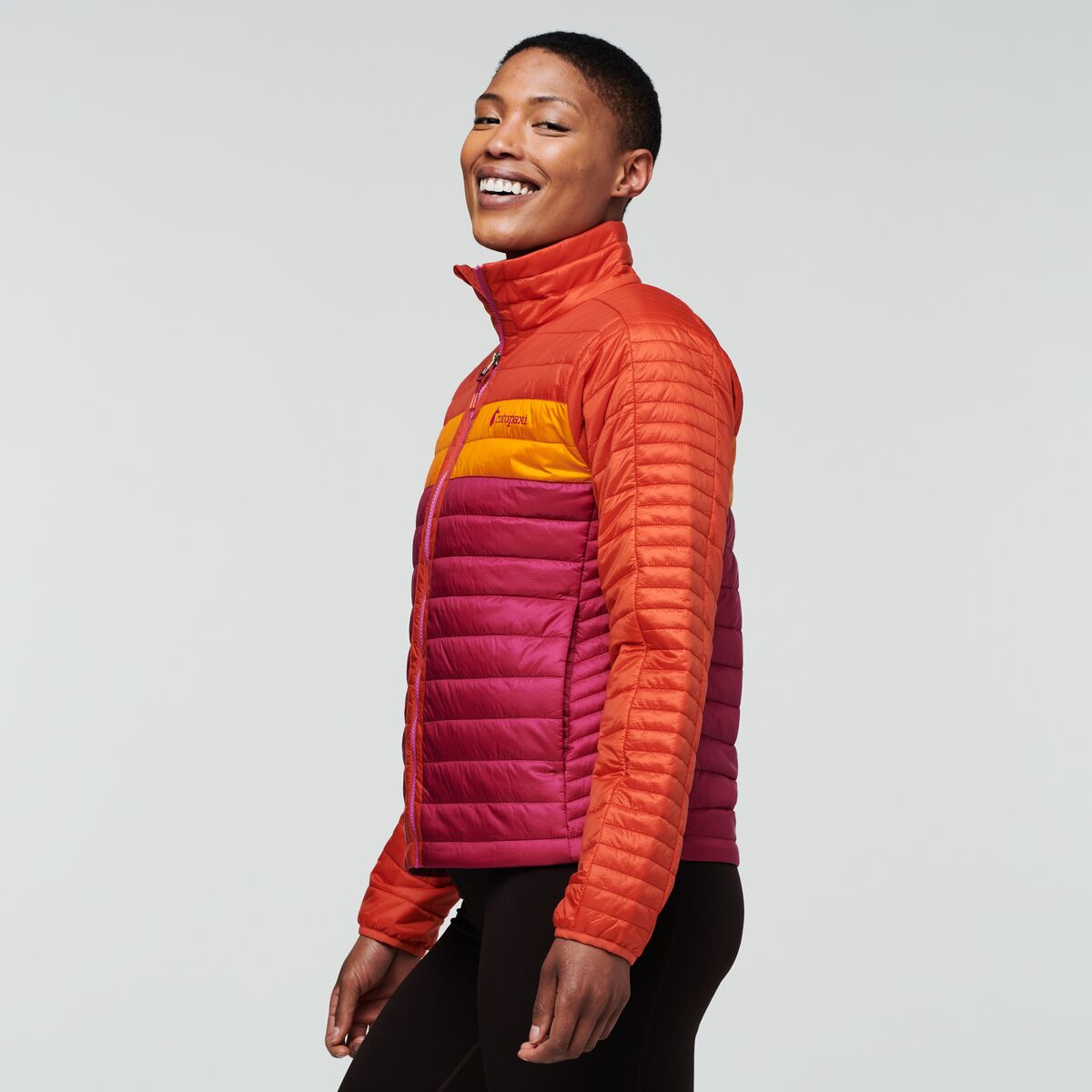 Capa Insulated Jacket - Women's, Canyon/Raspberry, Model Callie