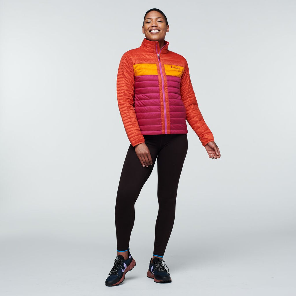 Capa Insulated Jacket - Women's, Canyon/Raspberry, Model Callie