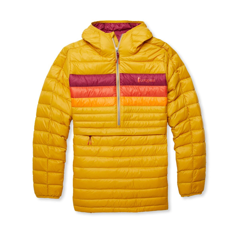 Fuego Down Hooded Pullover - Women's, Amber Stripes