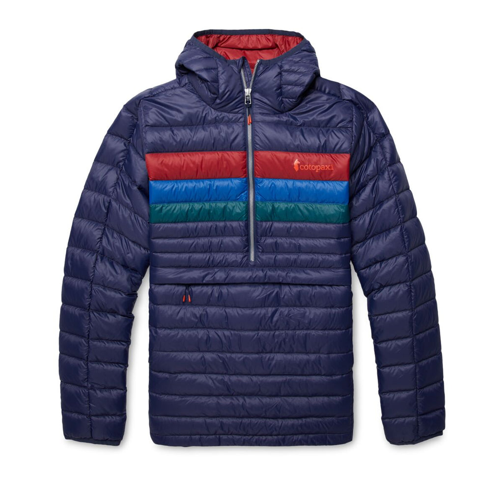 Fuego Down Hooded Pullover - Women's, Maritime Stripes