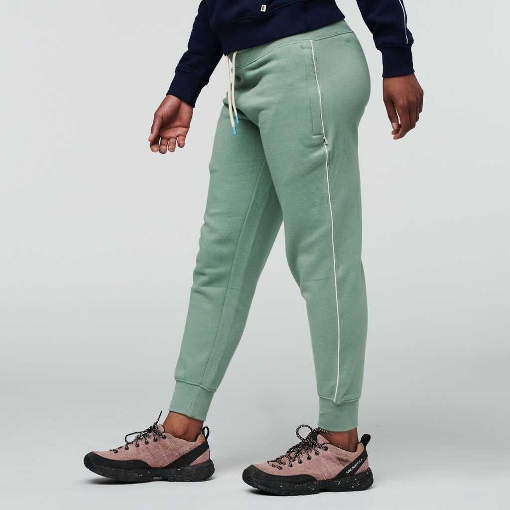 Women's Sweatpant, Silver Leaf, Model Callie