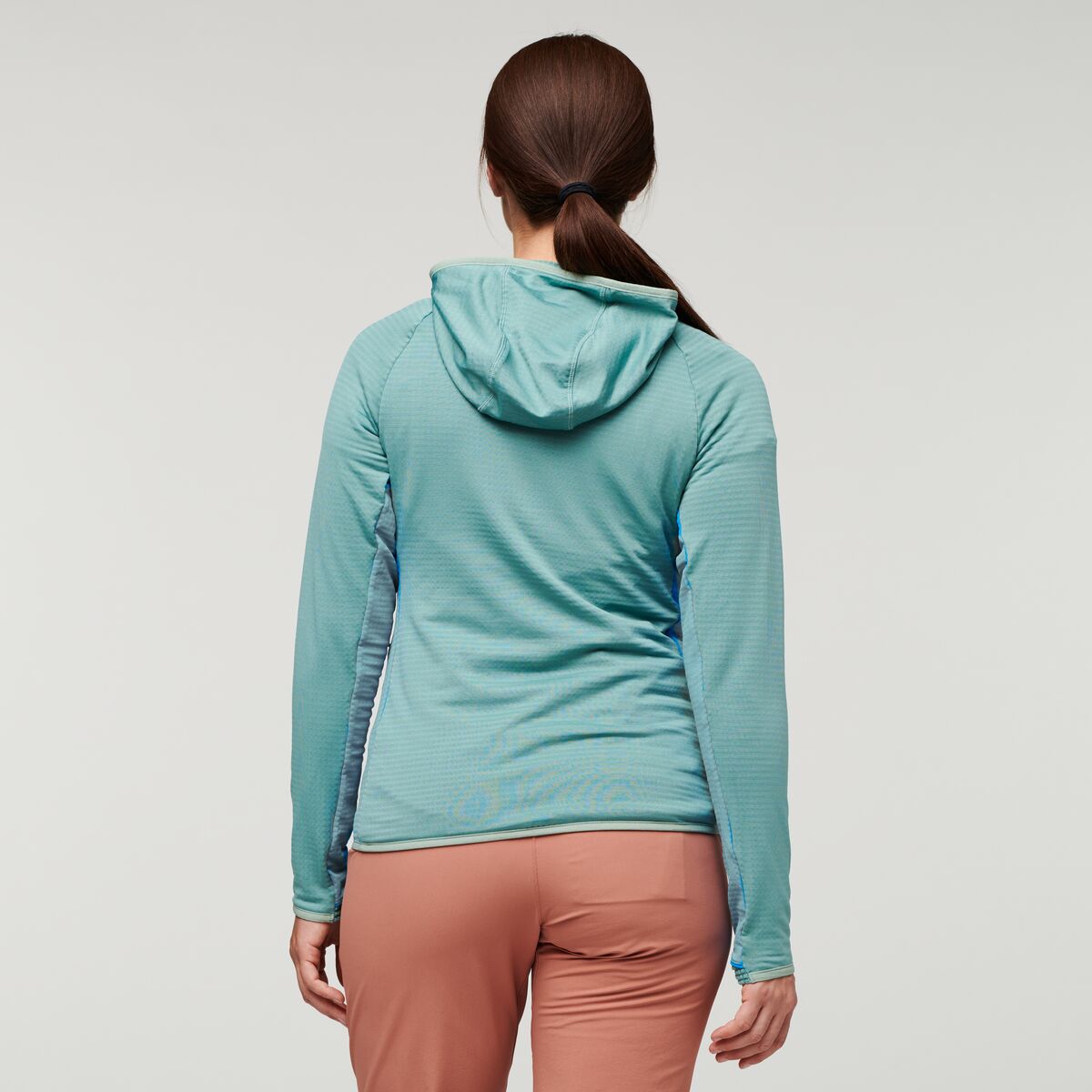 Otero Fleece Full-Zip Hooded Jacket - Women's, Bluegrass, Model Aya