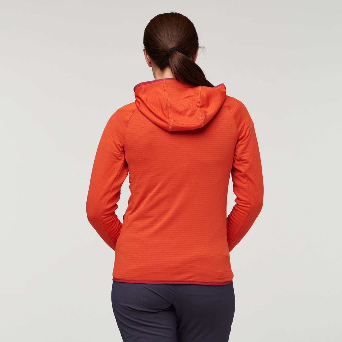 Otero Fleece Full-Zip Hooded Jacket - Women's, Canyon, Model Aya