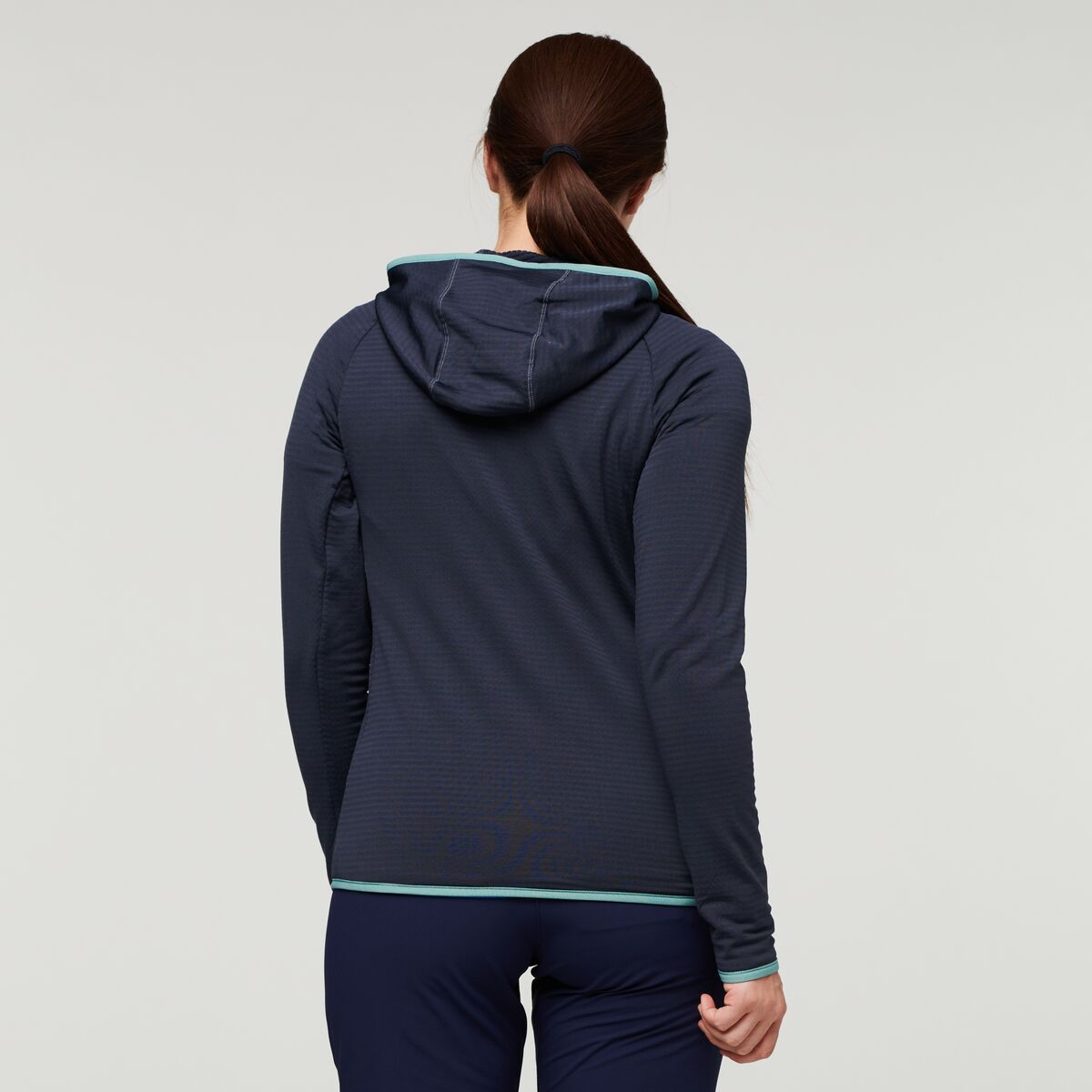 Otero Fleece Full-Zip Hooded Jacket - Women's, Graphite, Model Aya