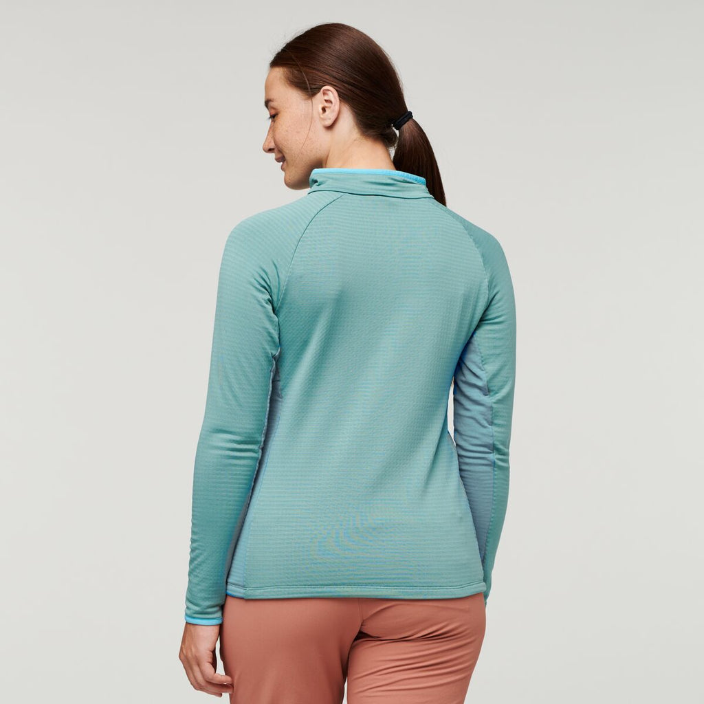 Otero Fleece Half-Zip Pullover - Women's, Bluegrass, Model Aya