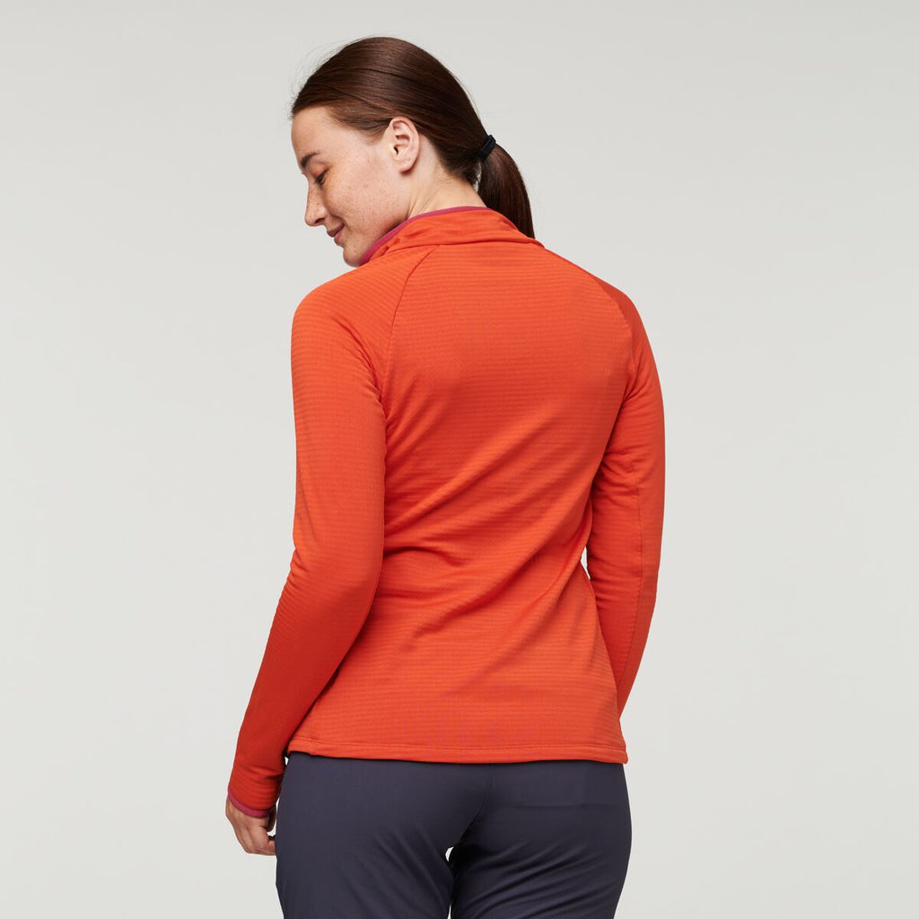 Otero Fleece Half-Zip Pullover - Women's, Canyon, Model Aya