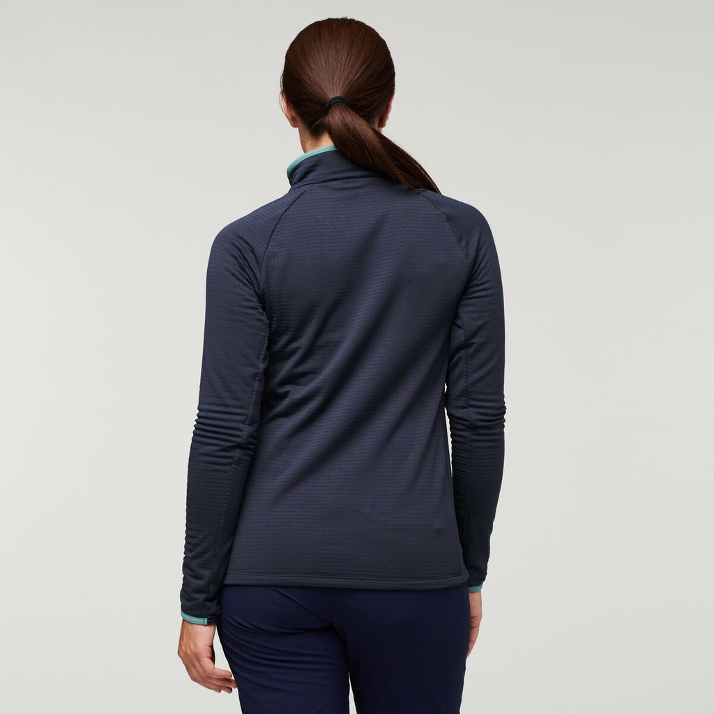 Otero Fleece Half-Zip Pullover - Women's, Graphite, Model Aya