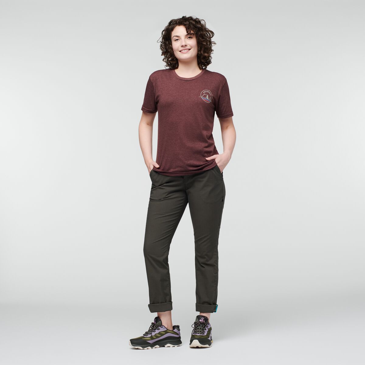 Salto Ripstop Pant - Women's, Iron, Model Courtney