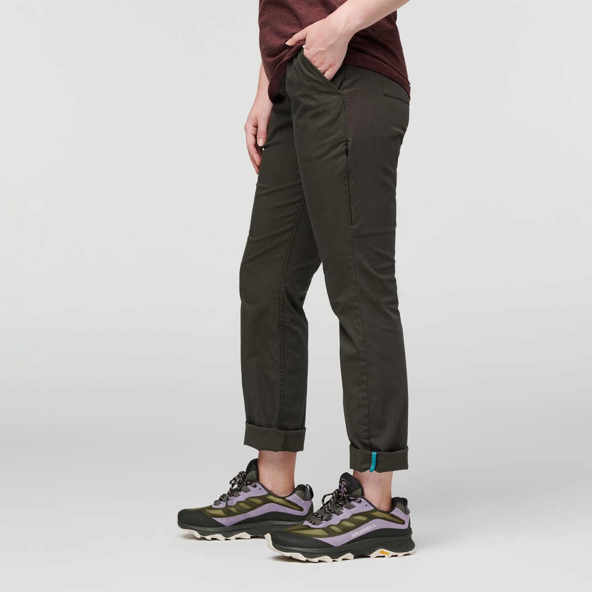 Salto Ripstop Pant - Women's, Iron, Model Courtney