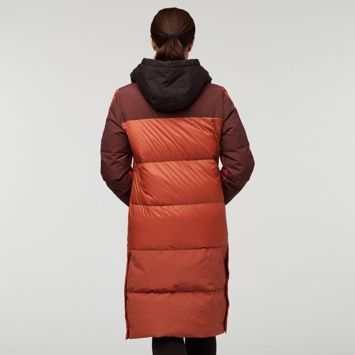 Solazo Down Parka - Women's, Cavern/Spice, Model Aya