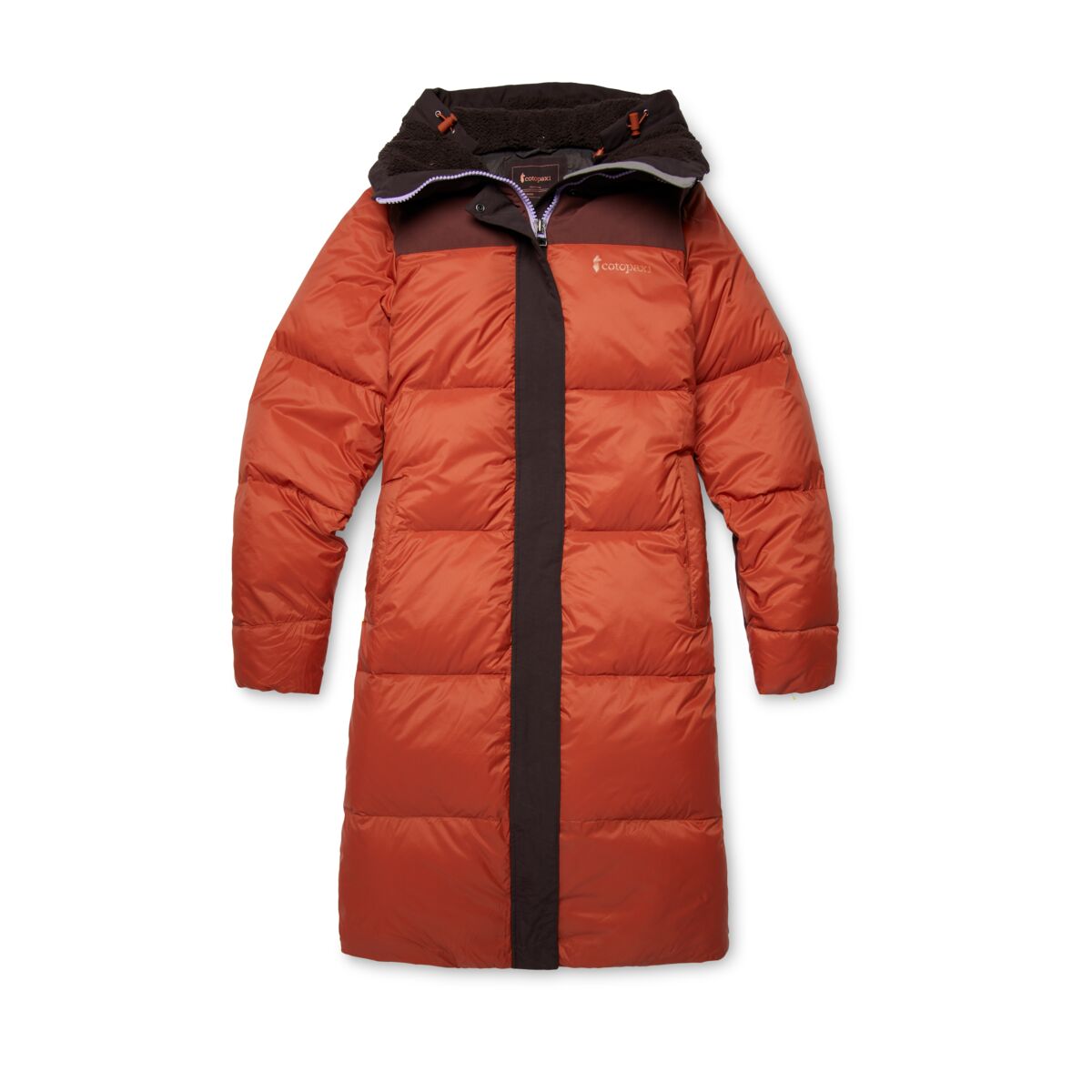 Solazo Down Parka - Women's, Cavern/Spice, Model Aya