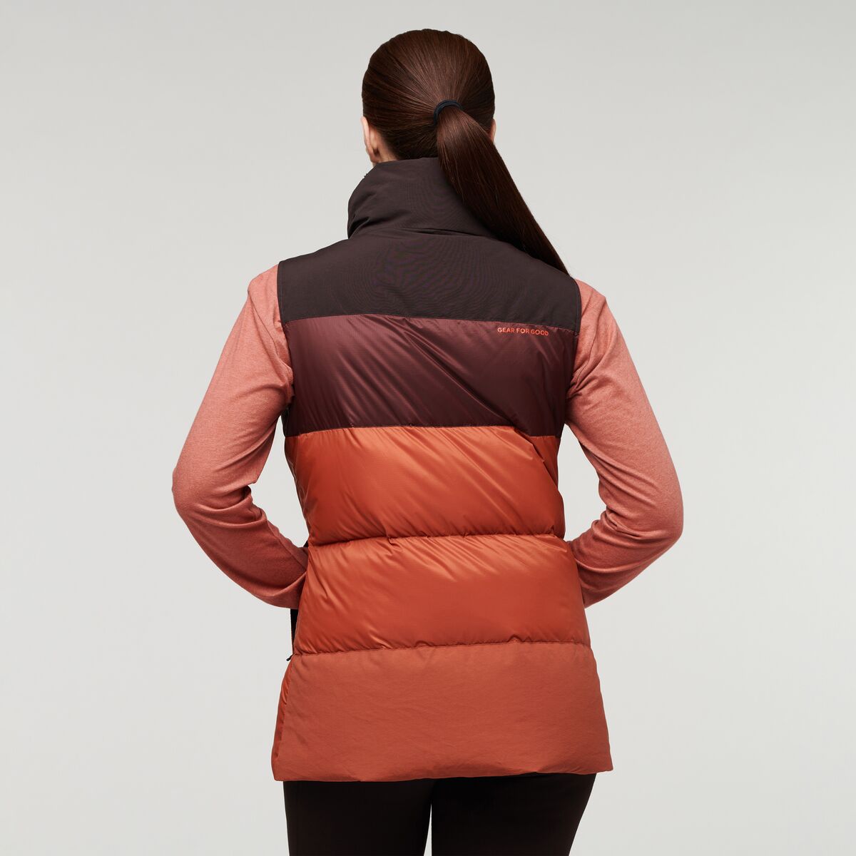 Solazo Down Vest - Women's, Cavern/Spice, Model Aya