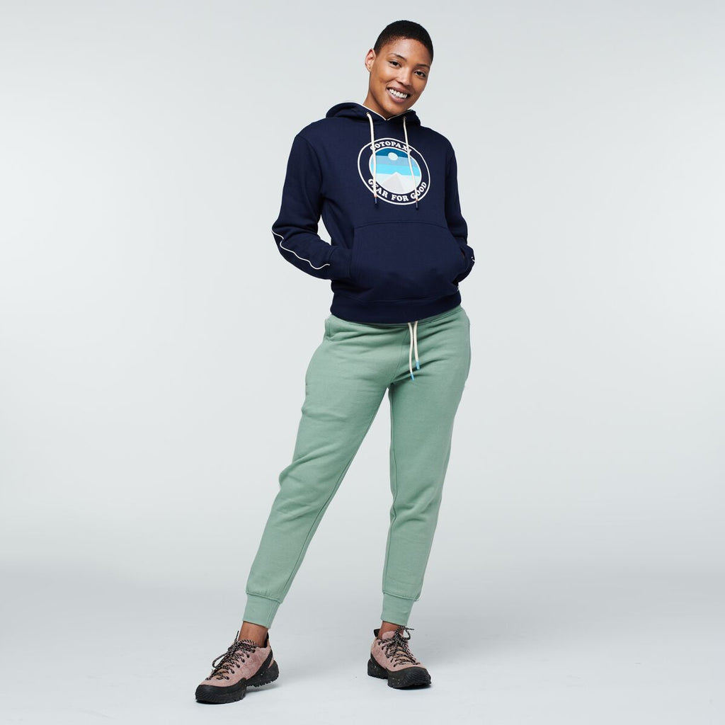 Sunny Side Organic Pullover Hoodie - Women's, Maritime, Model Callie