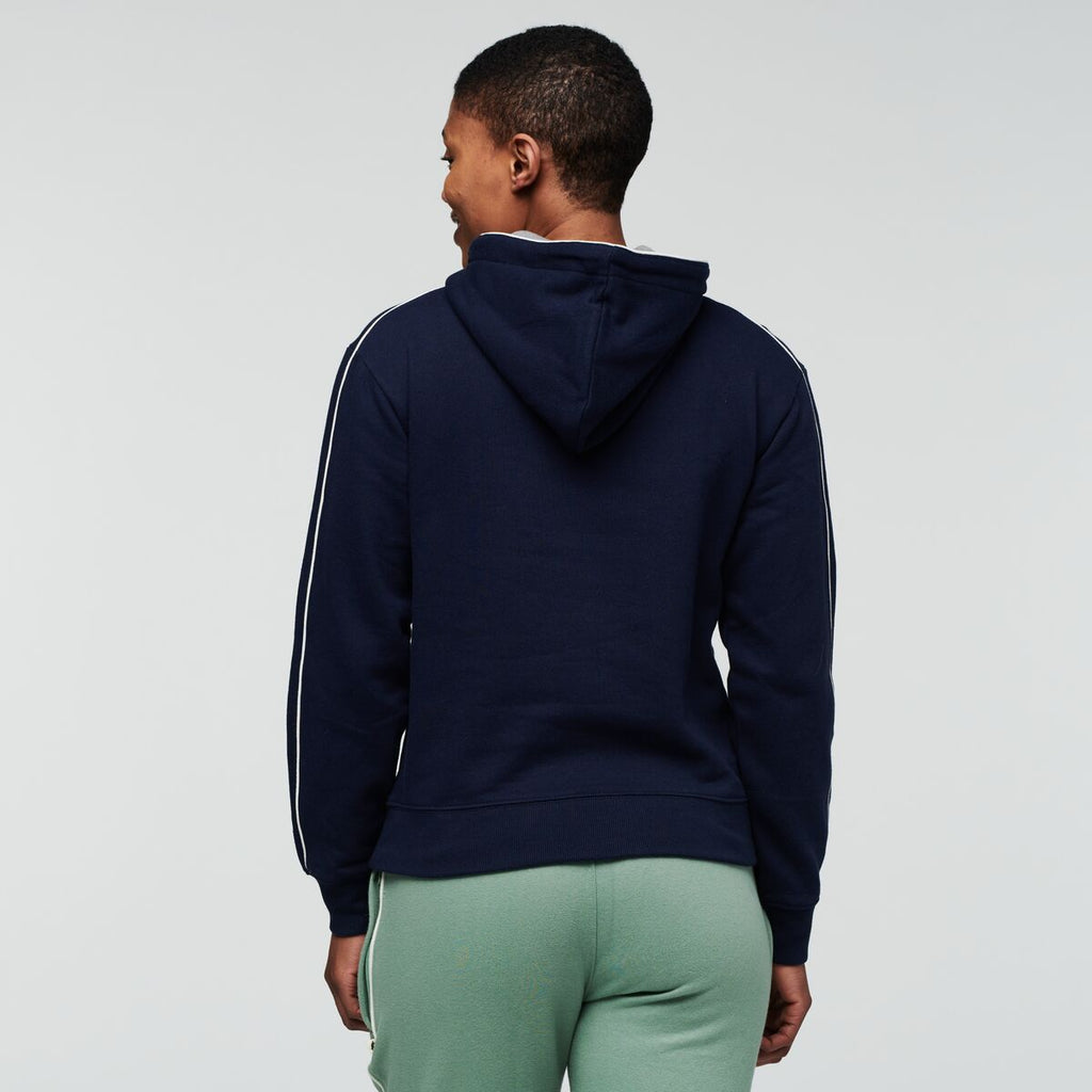 Sunny Side Organic Pullover Hoodie - Women's, Maritime, Model Callie