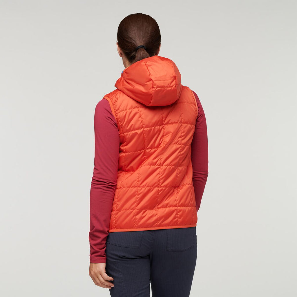 Teca Cálido Hooded Vest - Women's, Rocket Science, Model Aya