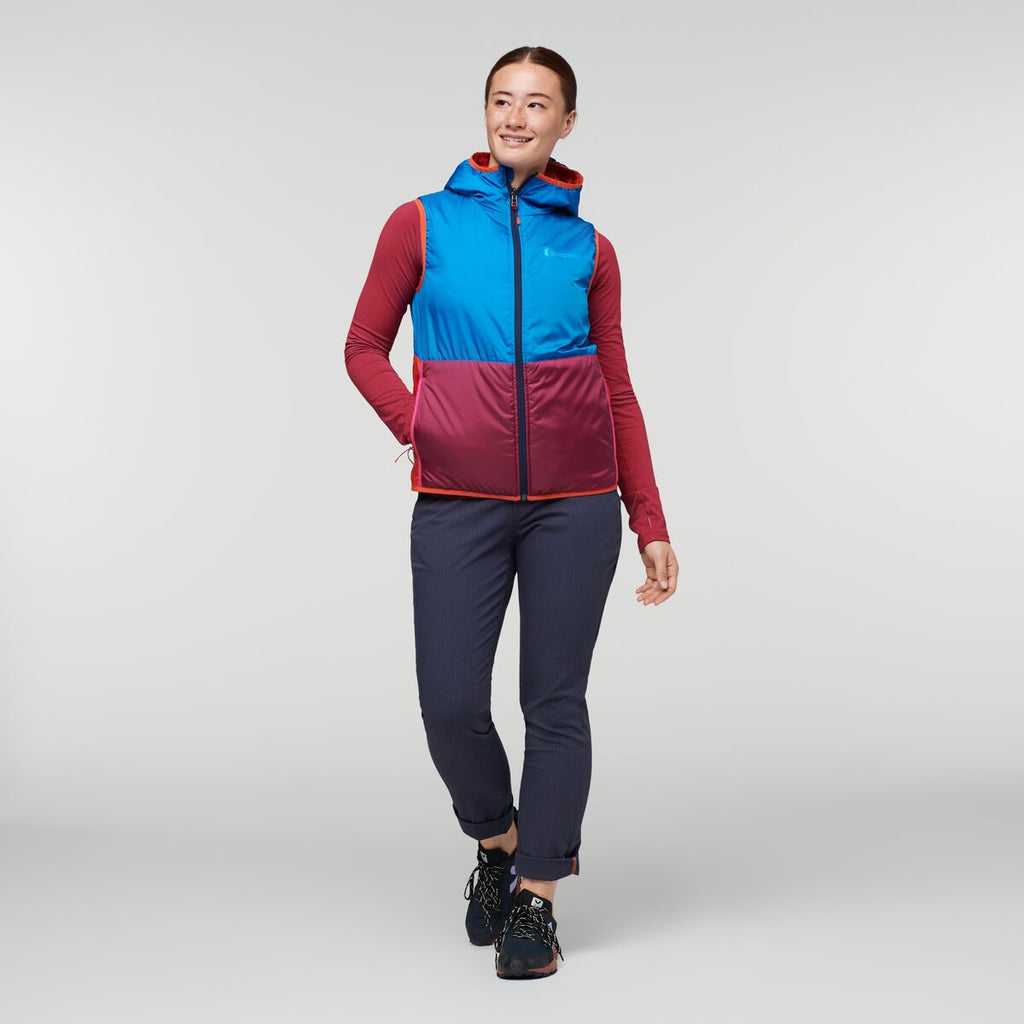 Teca Cálido Hooded Vest - Women's, Rocket Science, Model Aya